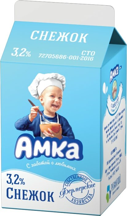 Снежок Амка 3.2% 450г