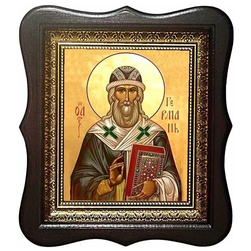 Герман Казанский и Свияжский, архиепископ, святитель. Икона на холсте.