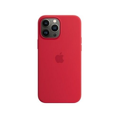 фото Панель-накладка apple silicone case with magsafe red для iphone 13 pro max