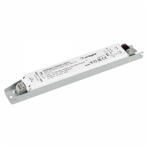 Блок питания ARV-SP24030-LONG-PFC-DALI-A (24V, 1.25A, 30W) (Arlight, IP20 Металл, 5 лет)