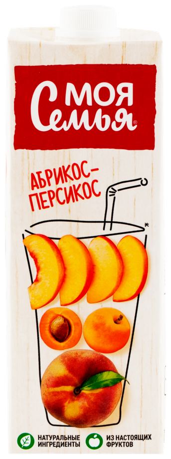 Напиток сокосодержащий Моя Семья Абрикос-Персикос 0.95 л (8 штук) - фотография № 9