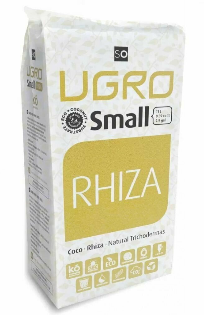 Кокосовый субстрат Ugro small Rhiza 11 литров - фотография № 4