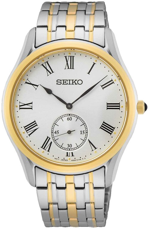 Наручные часы SEIKO SRK048P1, белый, золотой
