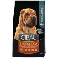 Cibau Sensitive Lamb Medium\Maxi с ягненком сухой корм для собак средних и крупных пород 2,5кг