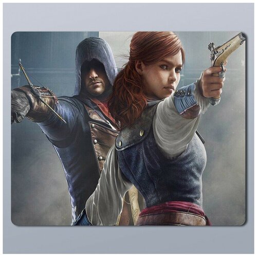 Коврик для мыши с принтом Assassins Creed Unity - 197 коврик для мыши с принтом assassins creed unity 197