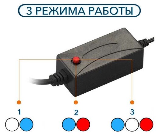 Универсальный подводный светодиодный светильник Aibao 28,5см / 4w - фотография № 2