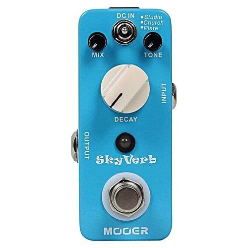 Mooer Skyverb гитарный эффект реверберации mooer micro looper гитарный эффект петля