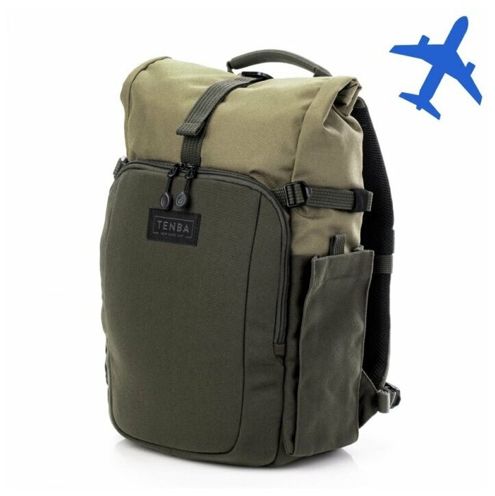 Рюкзак 10 литров с отделением для фотоаппарата и планшета Tenba Fulton v2 10L Backpack Tan/Olive 637-731