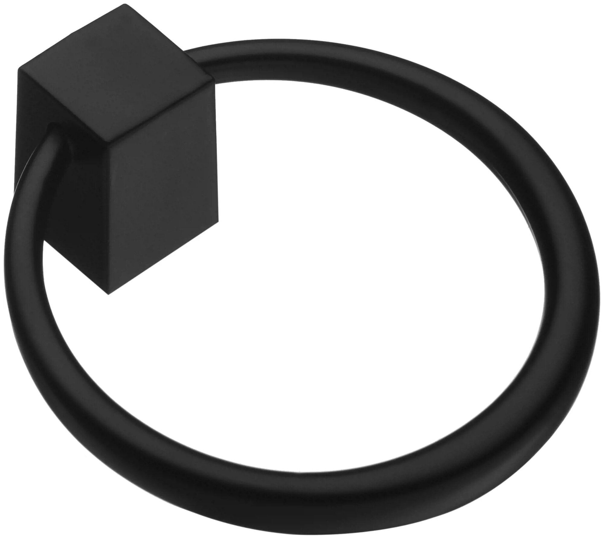 Ручка-кнопка мебельная K-1130 цвет матовый черный