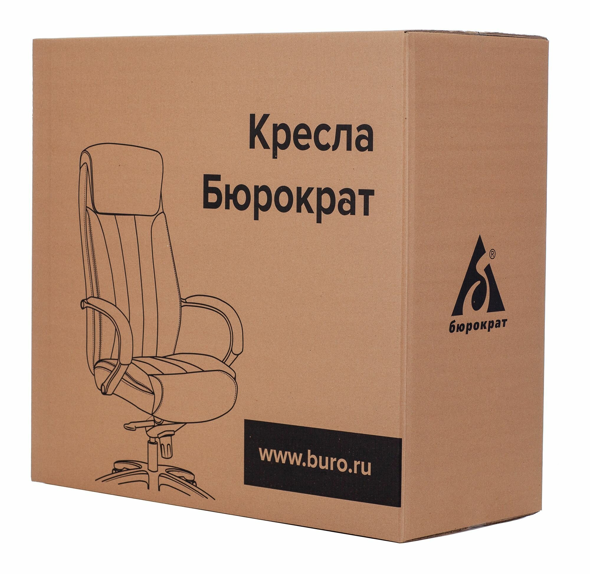 Кресло руководителя БЮРОКРАТ T-9922, на колесиках, искусственная кожа, черный [t-9922/black-pu] - фото №5