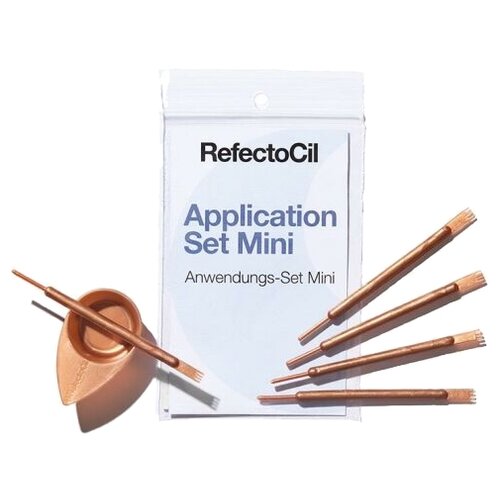 Купить RefectoCil Комплект мини для окрашивания бровей и ресниц (5 мини-мисочек + 5 мини-аппликаторов)