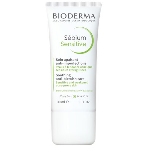 Bioderma Крем Sebium Sensitive, 30 мл крем для лица bioderma sebium sensitive 30 мл