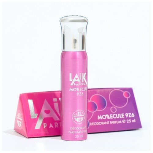 NEO Parfum Дезодорант Laik MOTECULE 9Z6, спрей, аэрозоль, 25 мл, 35 г, 1 шт. neo parfum дезодорант laik isi спрей 25 мл 1 шт