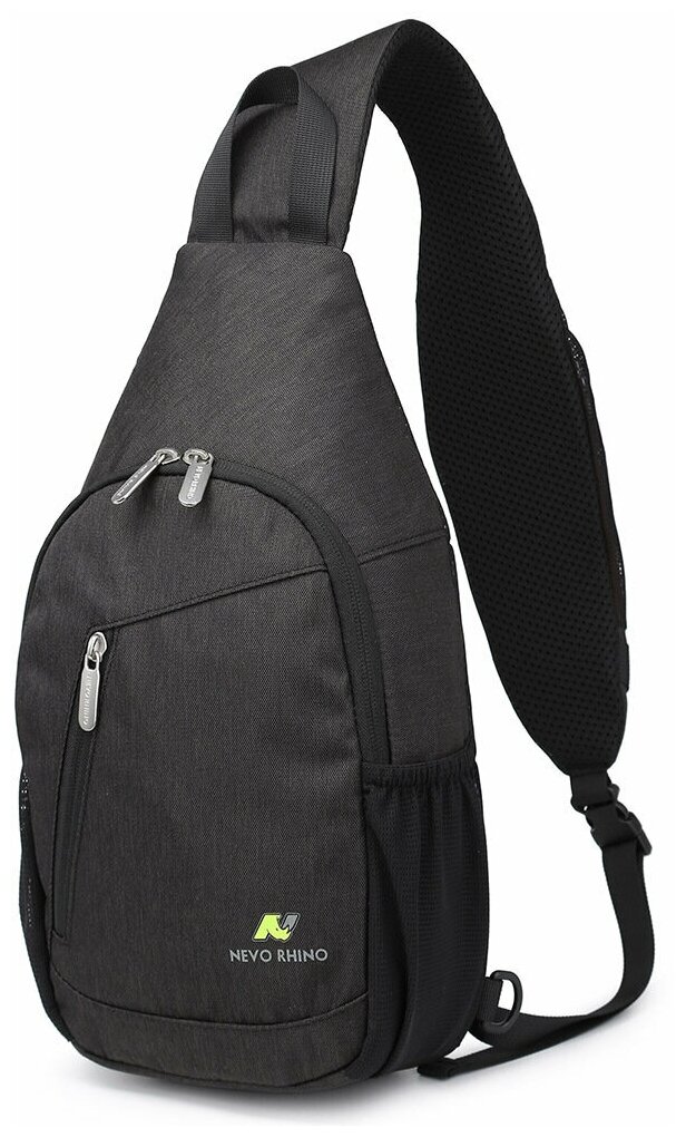 Рюкзак однолямочный Nevo Rhino 8999-NW black