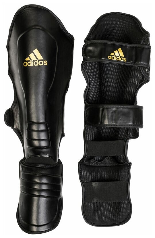 AdiSGSS011 Защита голени и стопы Super Pro Shin Instep черно-золотая - Adidas - Черный - M