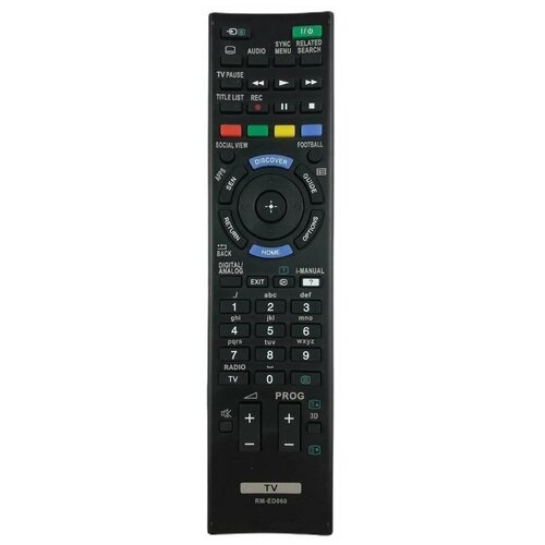 Пульт для телевизора Sony RM-ED060 new generic rm yd025 for sony tv remote control kdl 19m4000 kdl 22l4000 kdl 40s4100