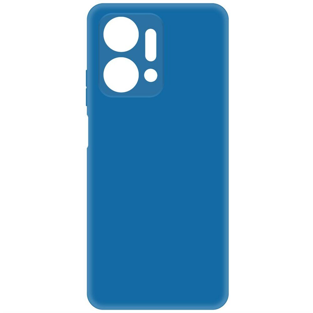 Чехол-накладка Krutoff Silicone Case для Honor X7a синий