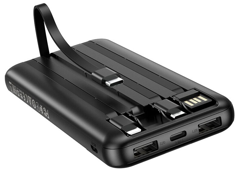 Внешний аккумулятор Borofone Power Bank BJ20 10000mAh Black 6974443382716