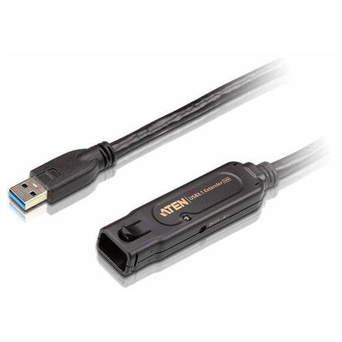 удлинитель vcom usb usb cu827 10m 10 м черный Кабель-удлинитель ATEN UE3310 USB 3.1 1-Port Extension Cable 10m