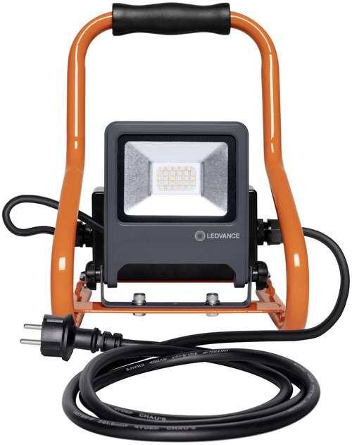 Прожектор светодиодный LEDVANCE Worklight R-Stand Socket 20W 4000K, 20 Вт, свет: холодный белый