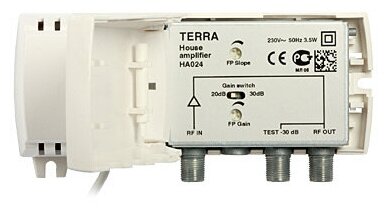 Усилитель квартирный цифровой TERRA HA024 DVB-T2, 30Дб