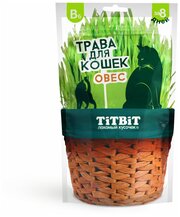 Лакомство для кошек TiTBiT Трава овес для проращивания 60 г