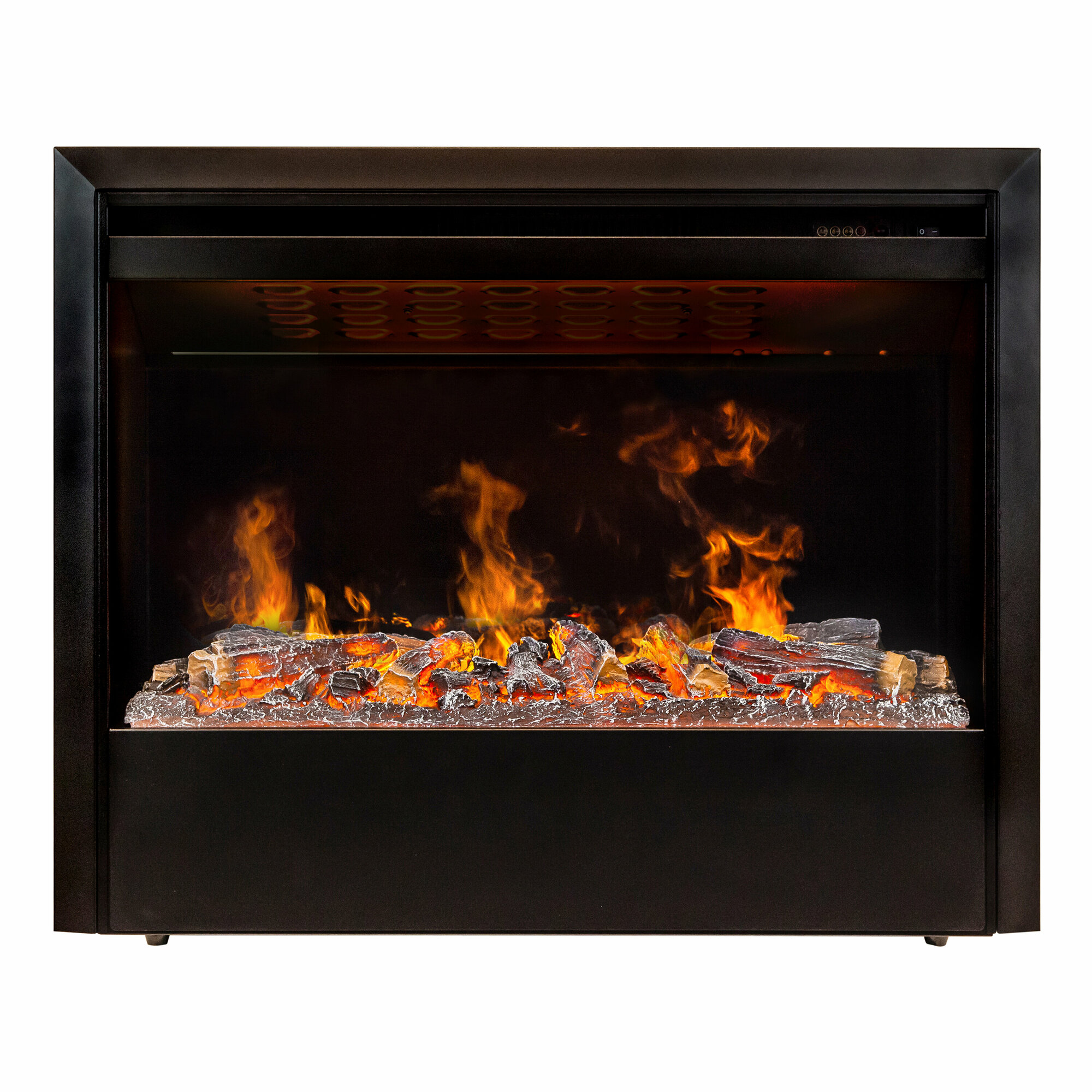 Электрический камин RealFlame Helios Glass 26 3D черный