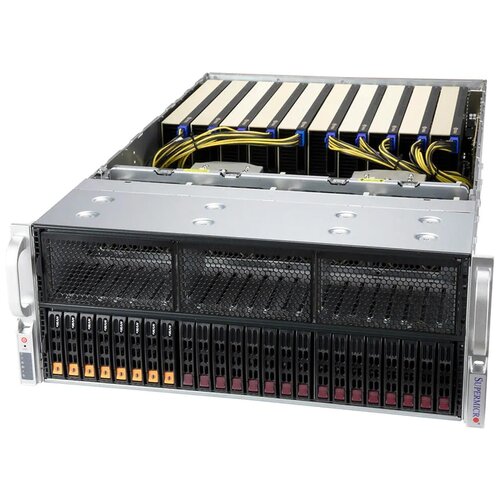 Шасси серверное Supermicro SuperServer 4U 420GP-TNR noCPU(2)3rd Gen Xeon Scalable/TDP 270W/no DIMM(32)/ SATARAID HDD(16)SFF/2x1GbE/4x2000W