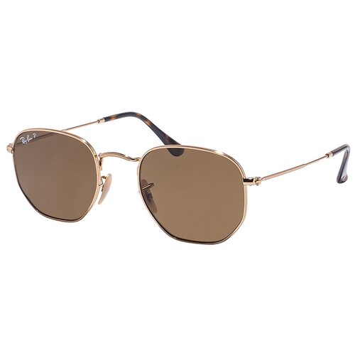 Очки Ray-Ban RB 3548N 001/57 Hexagonal Flat Lenses