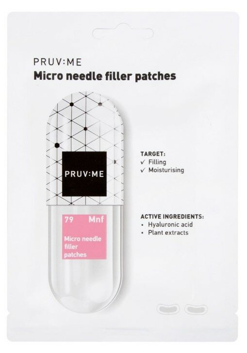 Mnf 79 Micro needle filler patches Патчи-филлеры для лица с микроиглами гиалуроновой кислоты, 17 г