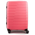 Чемодан Impreza shift розовый, чемодан женский розового цвета, чемодан размер M - изображение