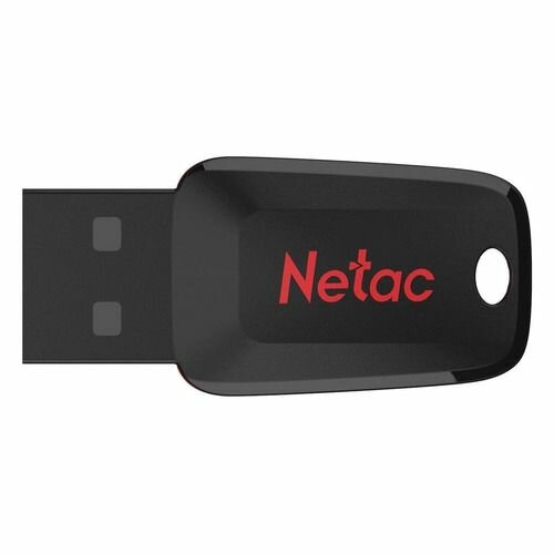 Флешка USB NETAC U197 8ГБ, USB2.0, черный и красный [nt03u197n-008g-20bk]