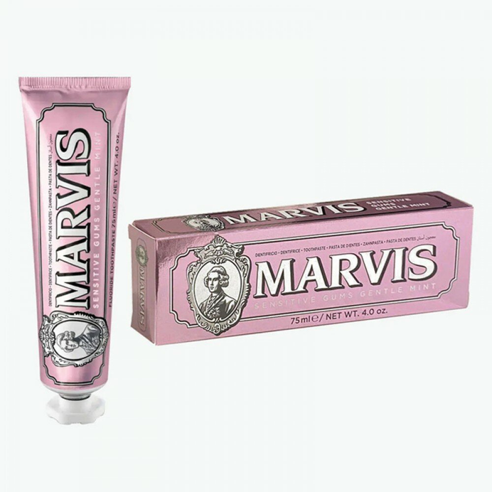 Зубная паста Marvis Sensitive Gums Gentle Mint для чувствительных десен, 75 мл