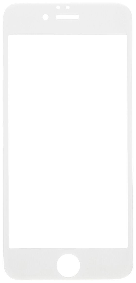 Защитное стекло mObility Full Screen 3D для iPhone 6/6s для Apple iPhone 6/Apple iPhone 6S, 1 шт., белый