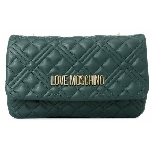 Сумка клатч LOVE MOSCHINO, зеленый сумка клатч love moschino бежевый