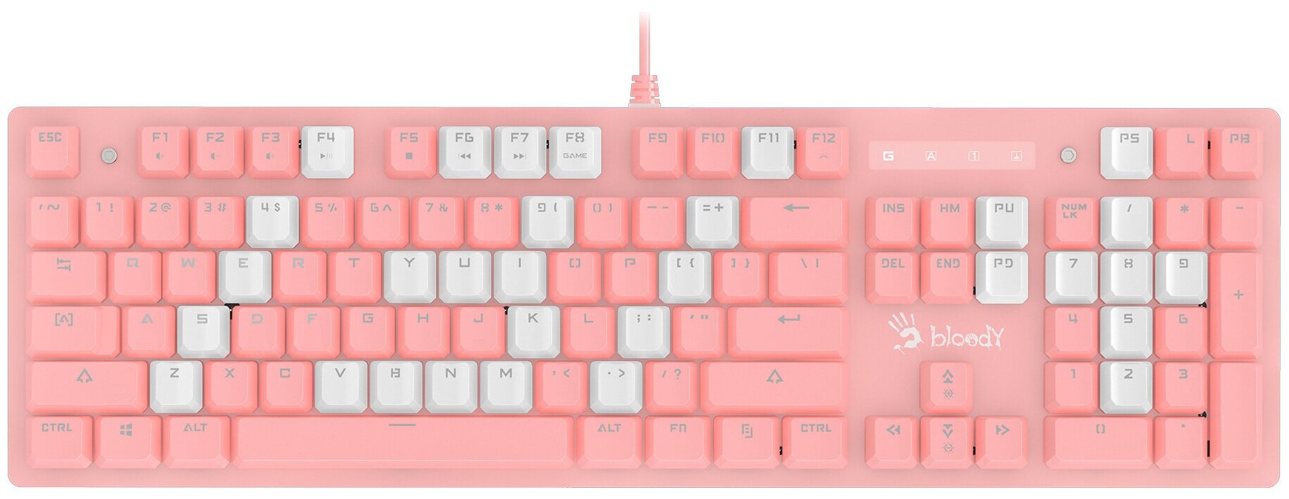 Механическая клавиатура A4tech B800 LK Red