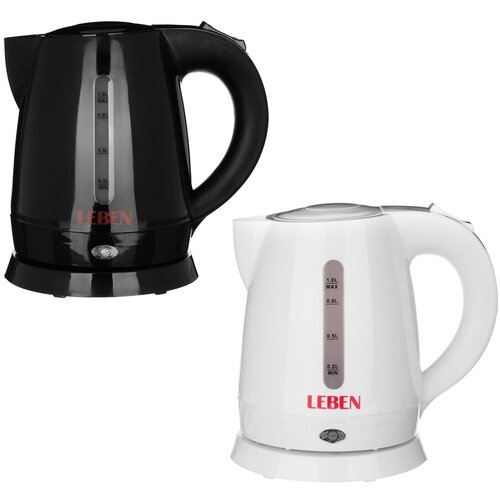 Электрочайники и термопоты LEBEN 291-044 Чайник 1л 162300₽