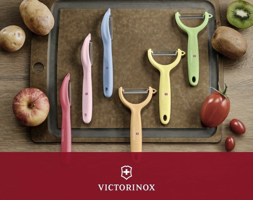 Нож для чистки томатов и киви VICTORINOX, двусторонее зубчатое лезвие, салатовая рукоять, 7.6079.42 - фотография № 9