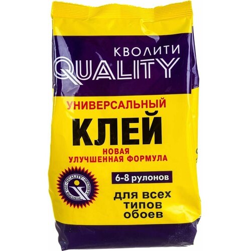 Клей для обоев QUALITY ЭТО высокое качество, универсальный, 200 г, 1 шт.