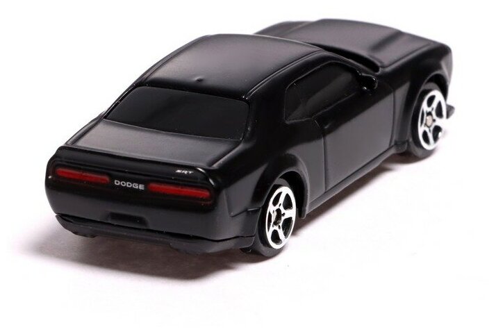 Машина металлическая DODGE CHALLENGER SRT DEMON, 1:64, цвет черный