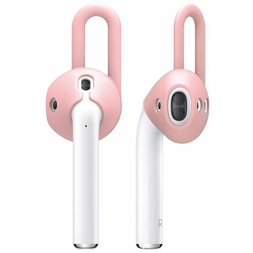 Крепление Elago для AirPods Earpad Pink (2 пары) 3d cute cartoon silicone earphone case for airpods 1 2 bluetooth wireless protective case for apple airpods pro headphones cover