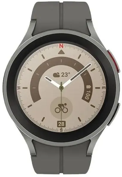 Умные часы Samsung Galaxy Watch5 Pro grey titanium (серый титан)