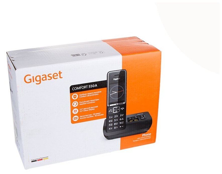 Радиотелефон Gigaset Comfort 550A RUS Black