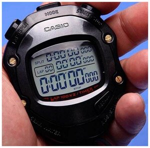 Электронный секундомер CASIO HS-80TW-1E черный — купить в интернет-магазине  по низкой цене на Яндекс Маркете