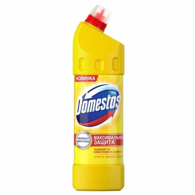 Гель универсальный чистящий Domestos Лимонная свежесть, 1 л