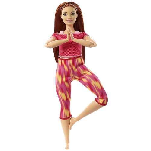 Barbie Mattel Кукла Барби Безграничные движения - Рыжая (Barbie Made to Move Doll Curvy 2021)