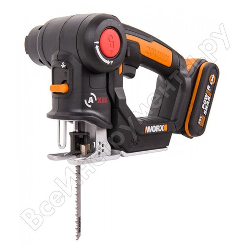 Лобзик аккумуляторный-сабельная пила WORX Axis WX550