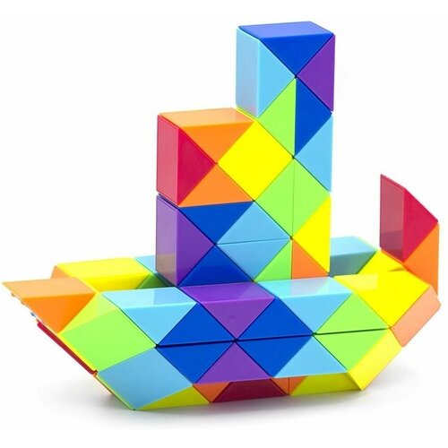Головоломка Змейка Рубика 72 блока дедопулос тим 101 лучшая логическая головоломка от рубика задачи для вашего мозга