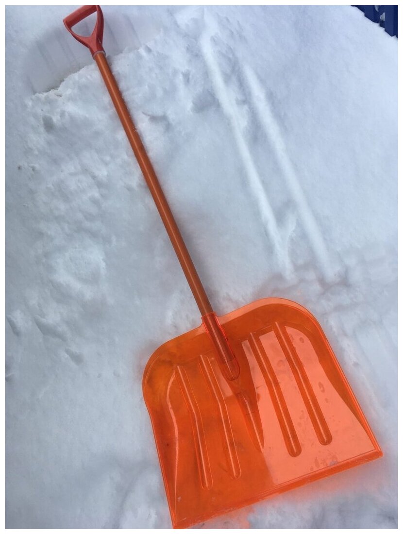 Гамма-пласт Снеговая лопата из поликарбоната эталон ORIGINAL GPLP001 - фотография № 2