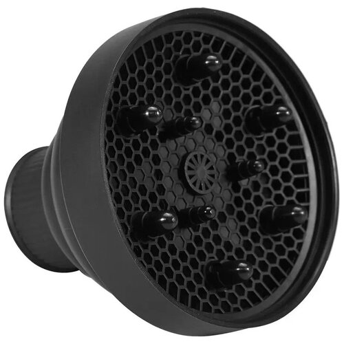 Насадка для фена - складной диффузор силиконовый чёрный 82000₽